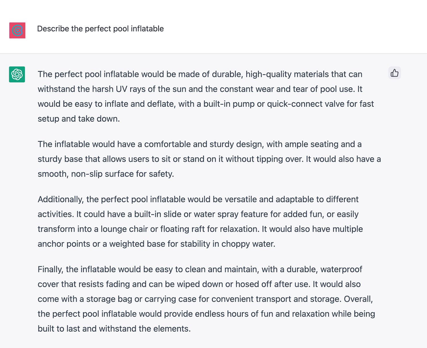 We Asked ChatGPT to Design the Perfect Inflatable