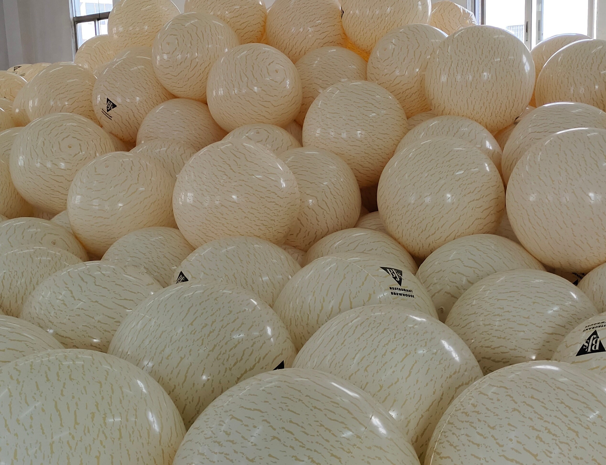 branded beach ball pool floats