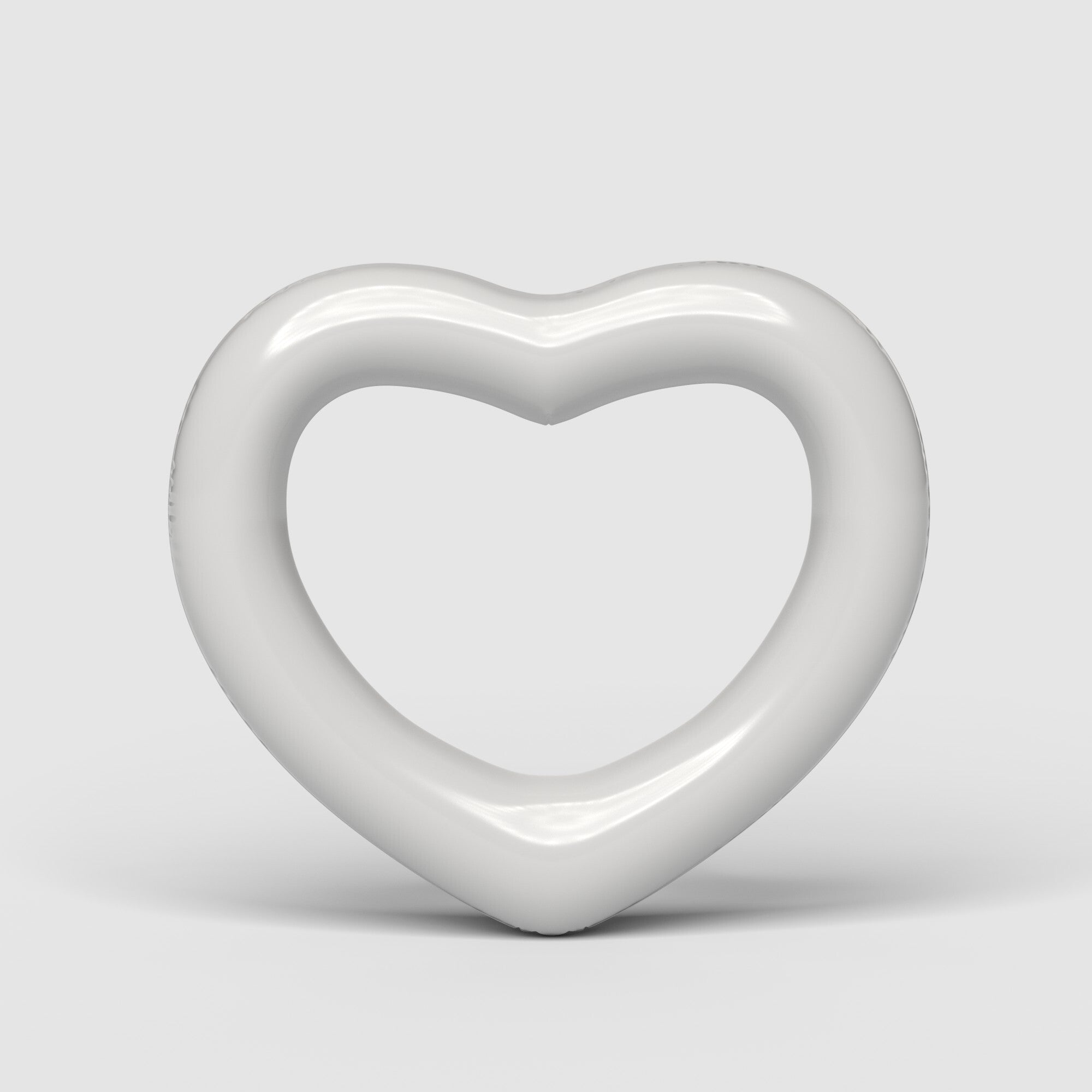 Inflatable Empty Heart Floatie Art Template Download