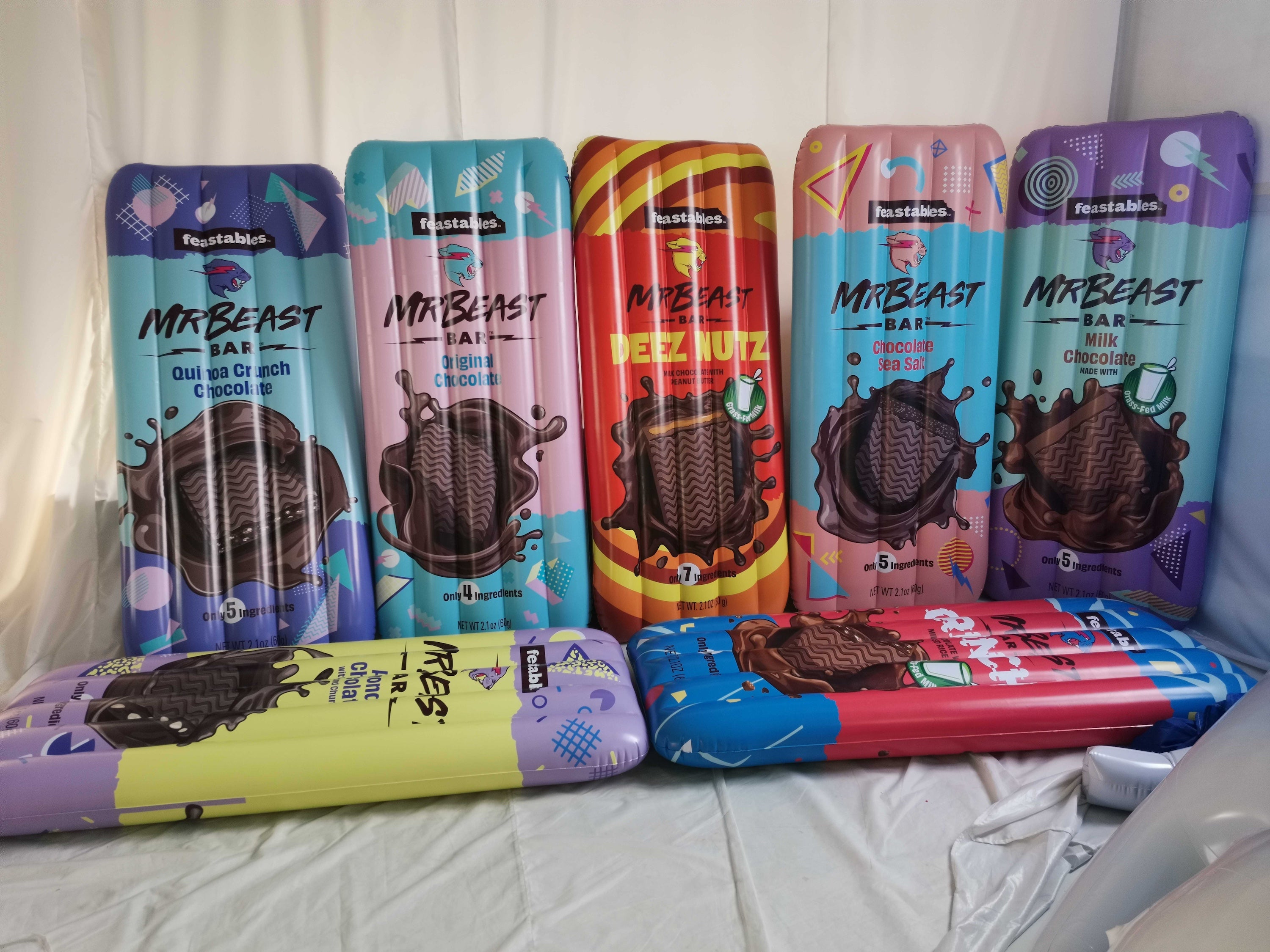 mr beast chocolate branded inflatables