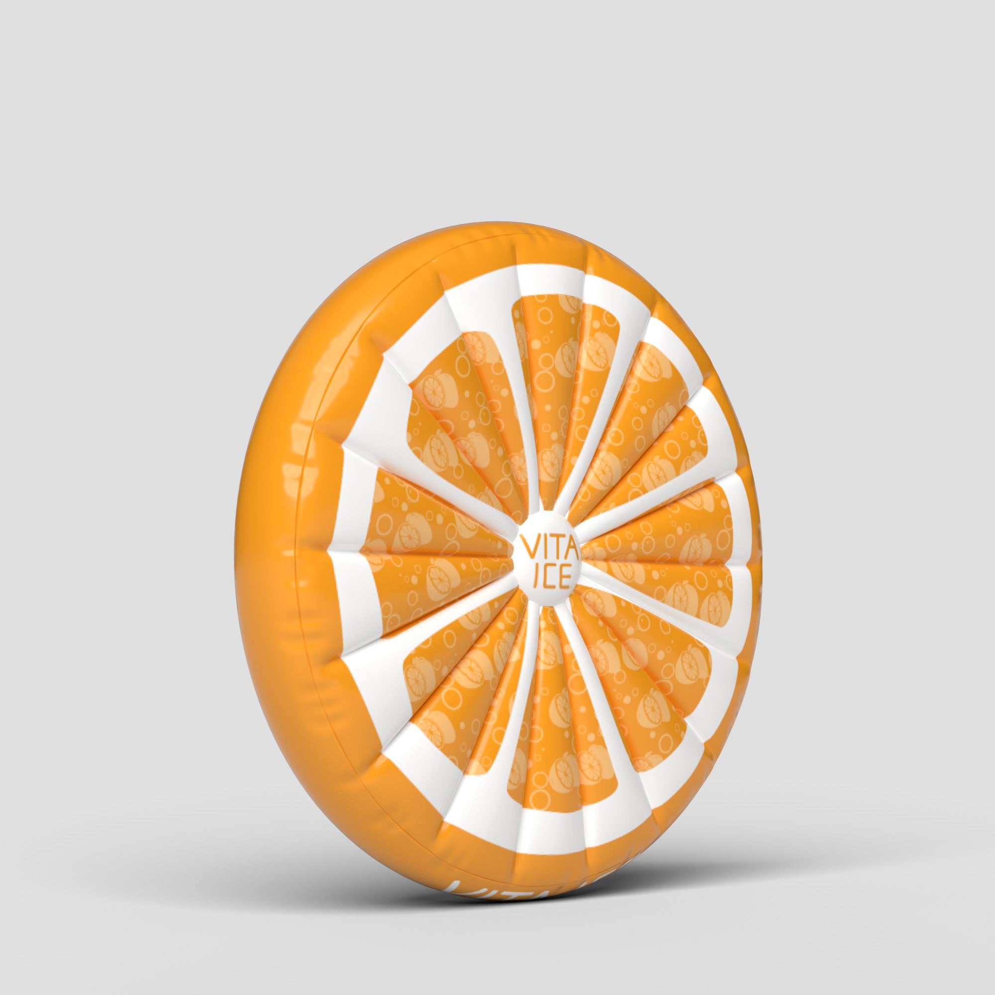 Círculo inflable con rebanada de naranja de 60"