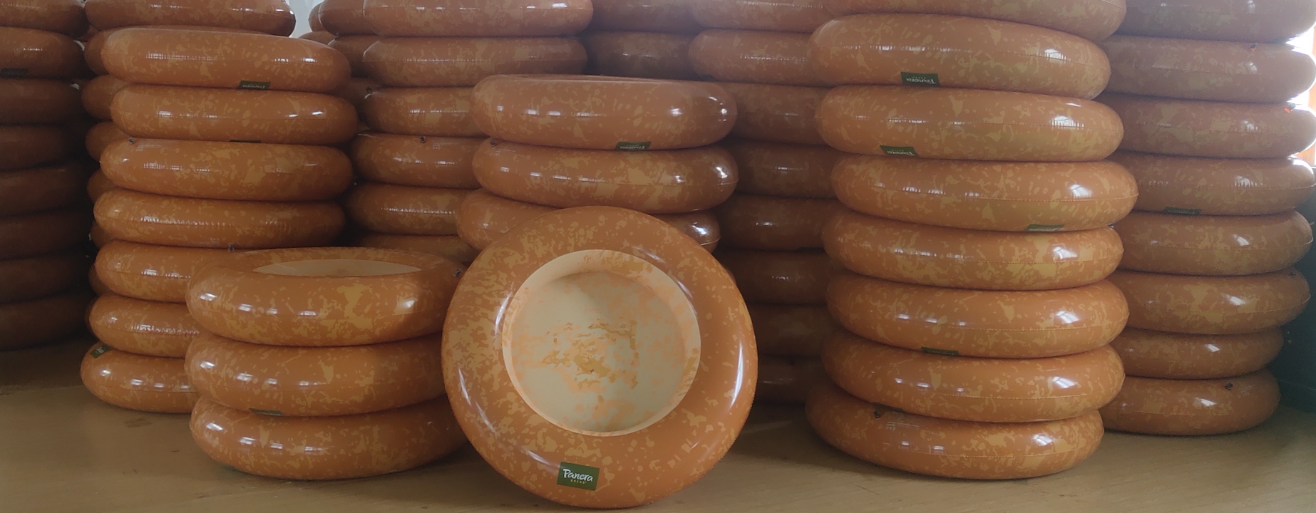 panera custom bread inflatable