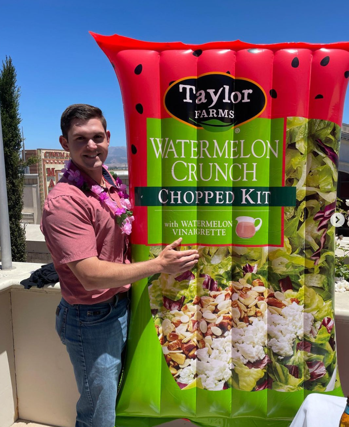 taylor farms salad pool float