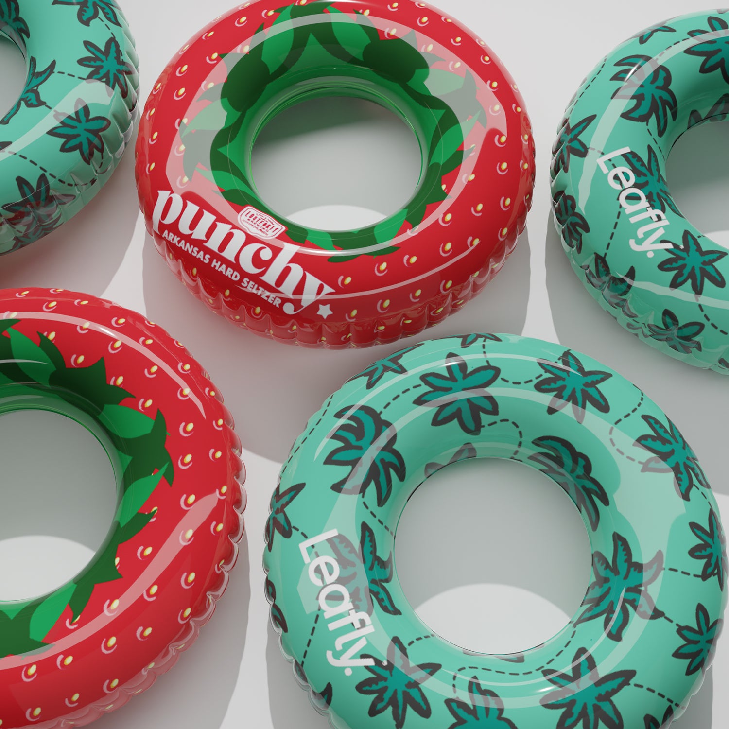 punchy customizable swimming tubes