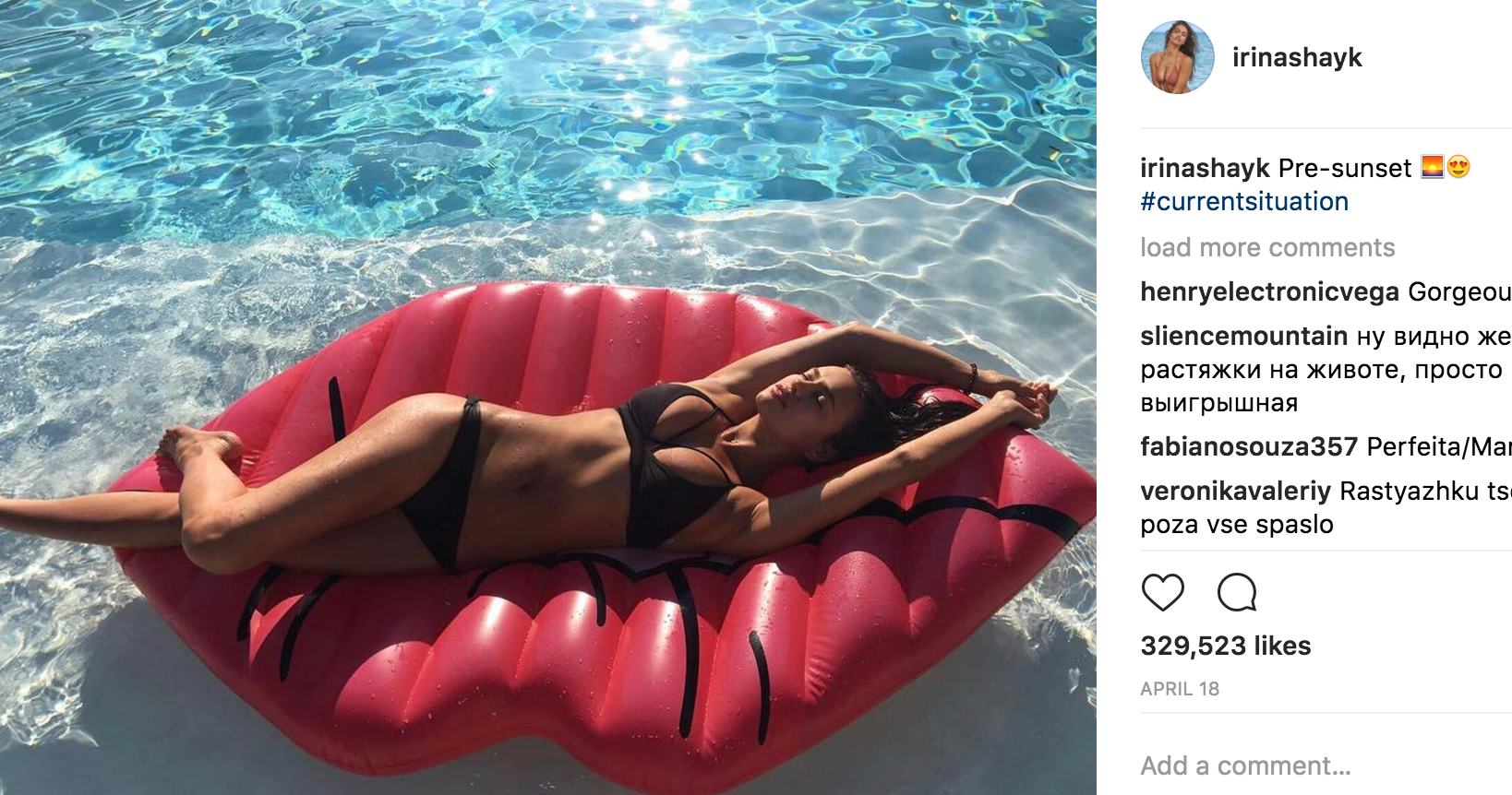 The Pool Floats That Irina Shayk Is Obsessed With