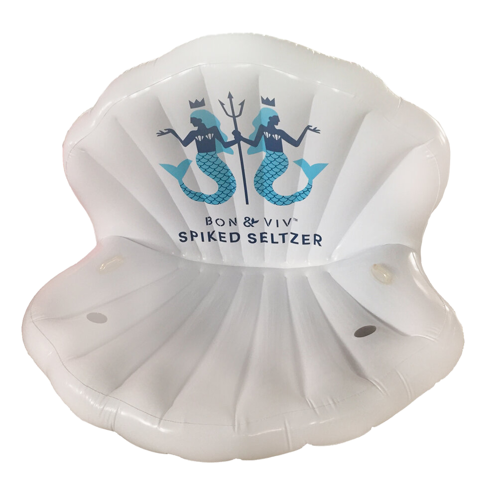 Clam Shell Float Custom Seashell Inflatable – Custom Pool Floats