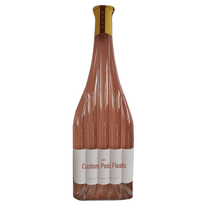 Botella de champán y vino personalizada inflable