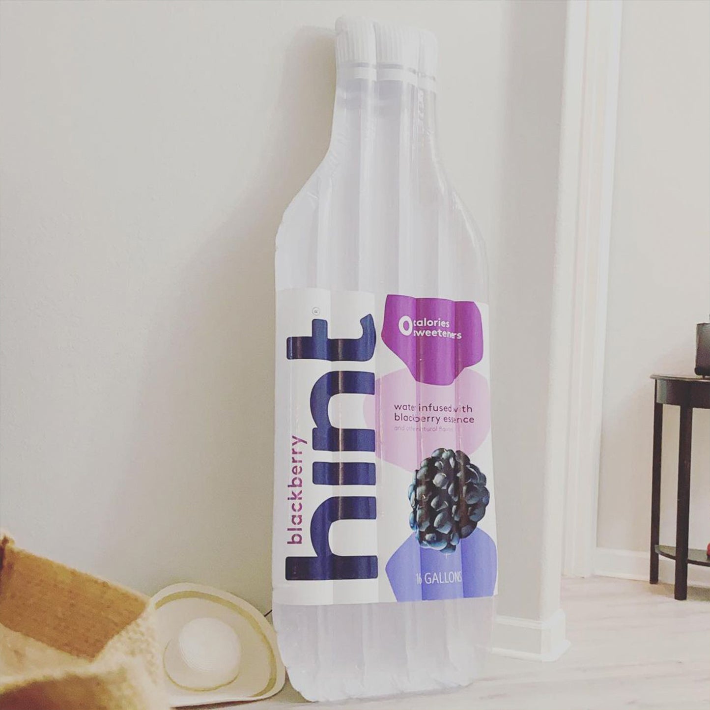 Botella de agua personalizada inflable