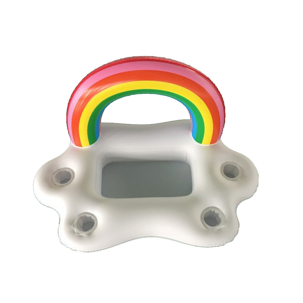 Inflatable Cooler & Drink Holder - Rainbow - FUNBOY